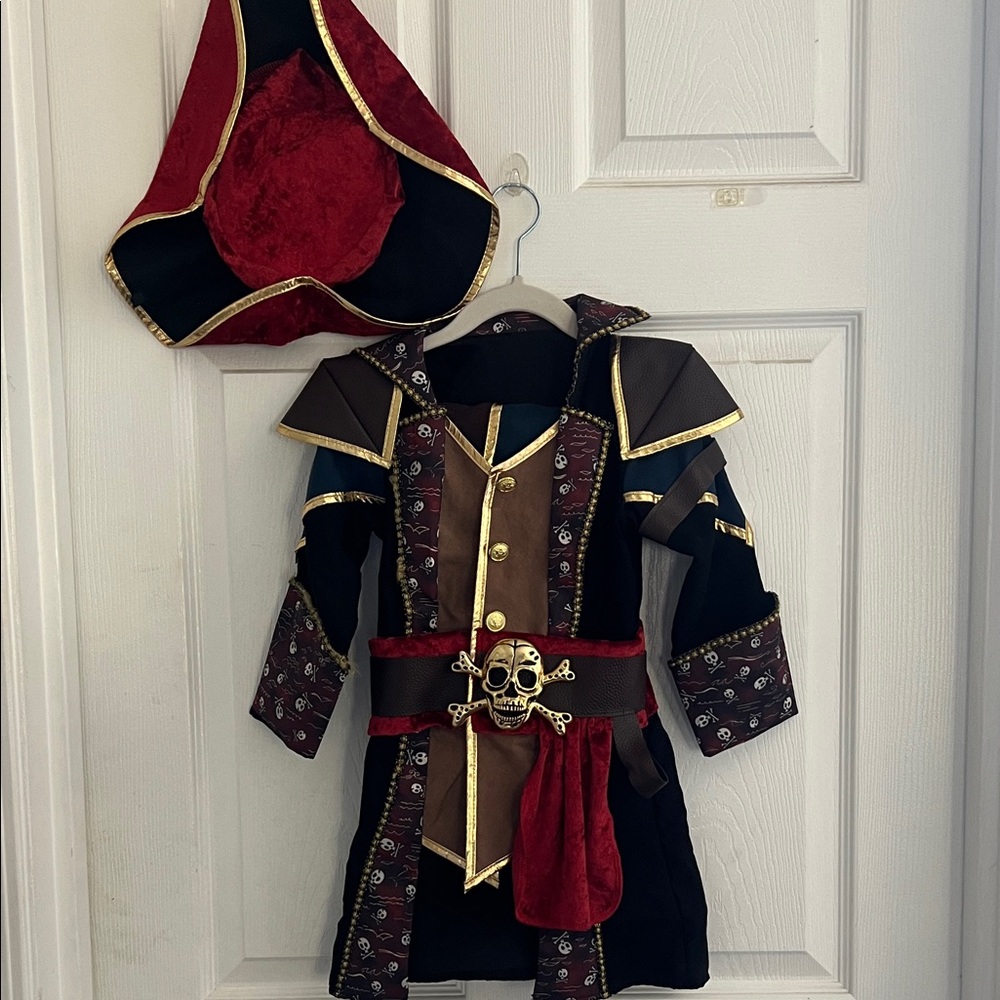 Pirate Kids Costume - Size 3T-4T